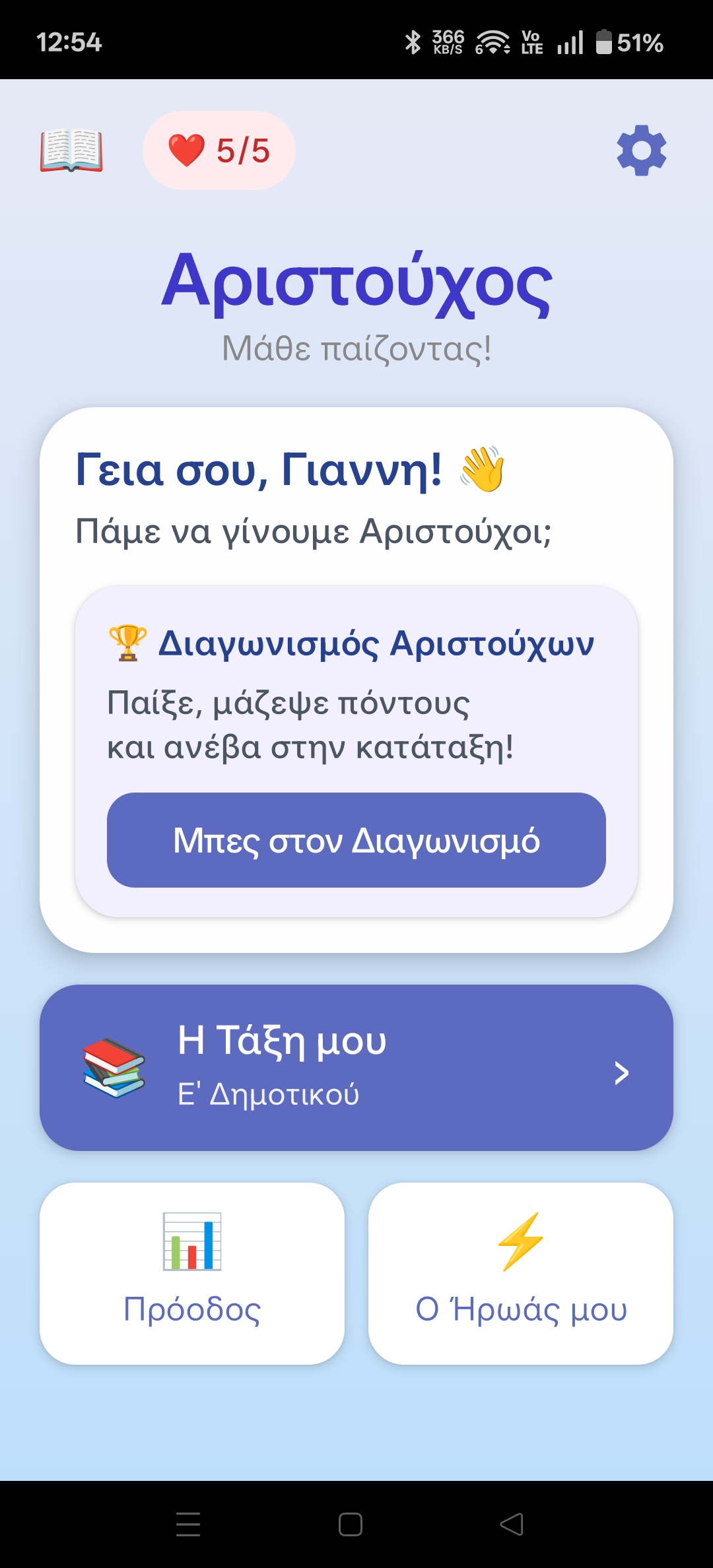 Αρχική οθόνη